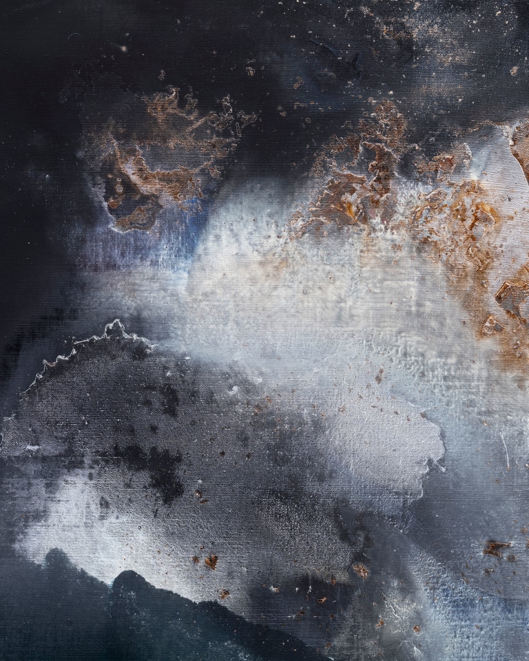 Mary Weatherford, Island of the Dead, 2025