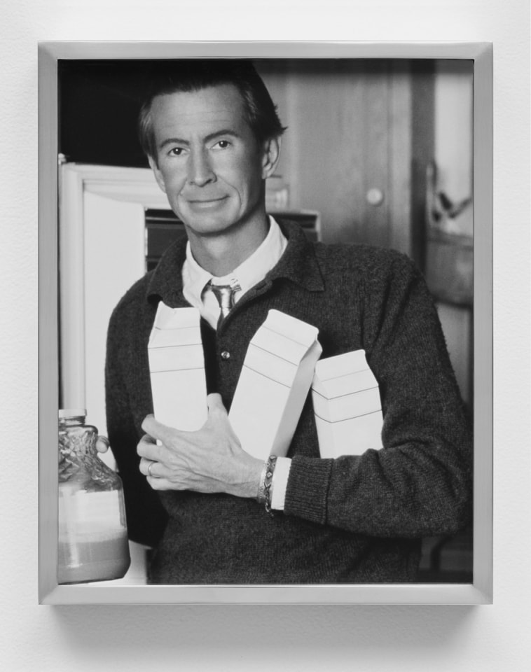 Elad Lassry Man (Juice, Milk Cartons), 2012