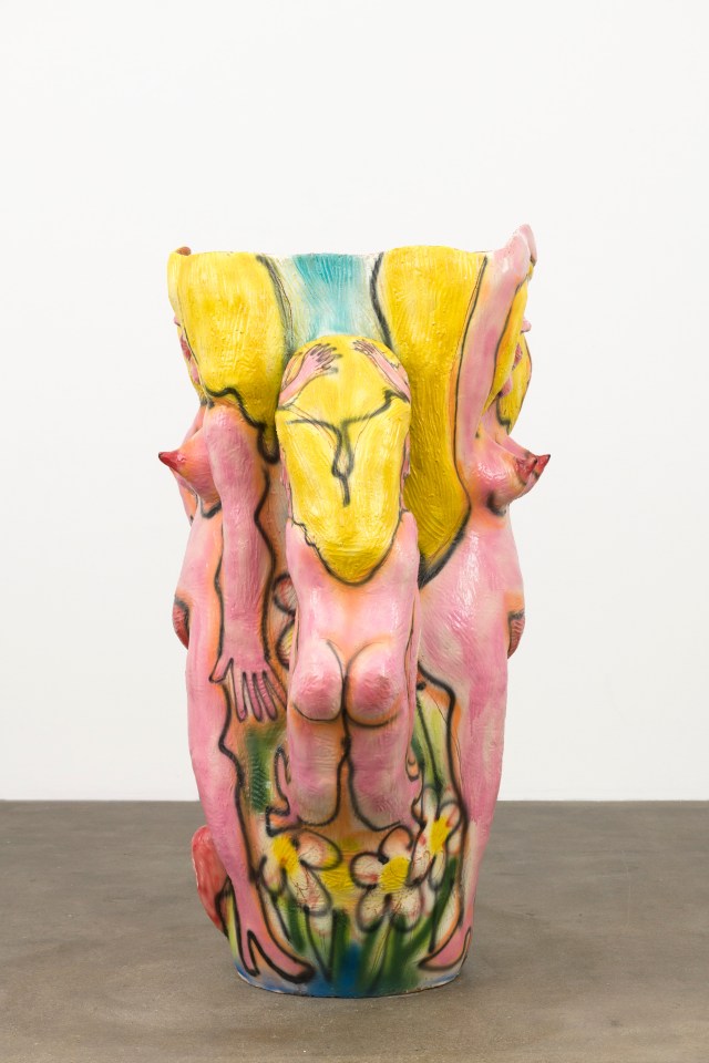 Ghosts, 2019 ceramic with glaze