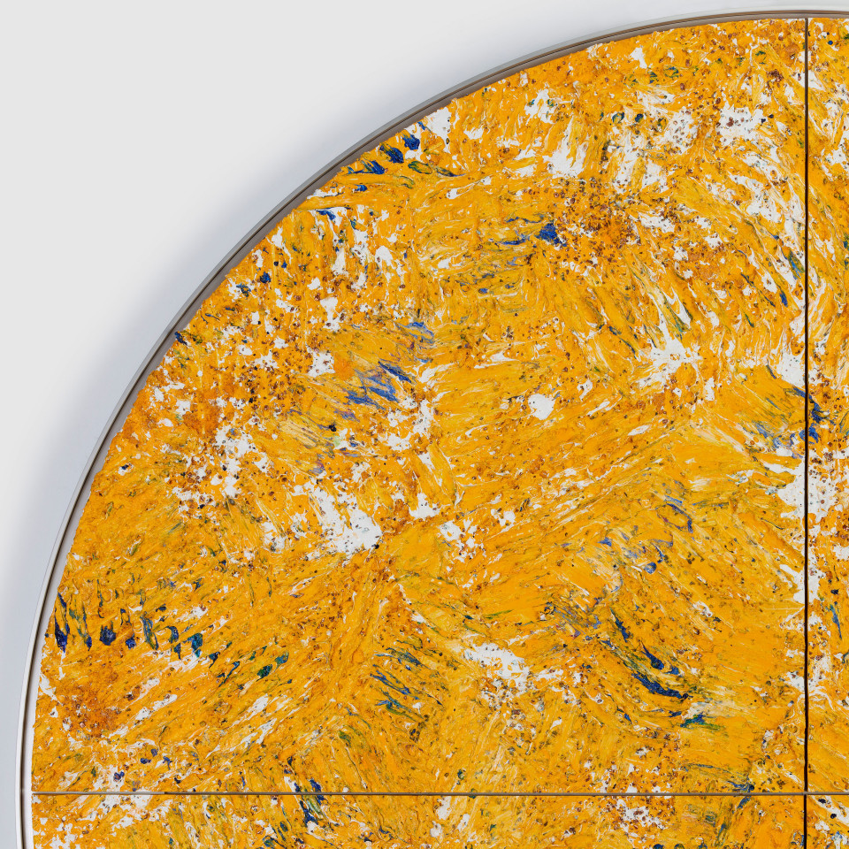 Sam Gilliam, Untitled (tondo), 2022