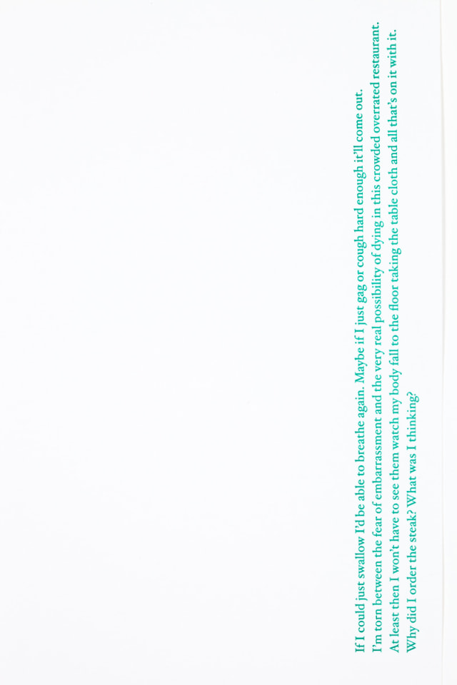 Matthew Brannon Loss Of Words, 2010