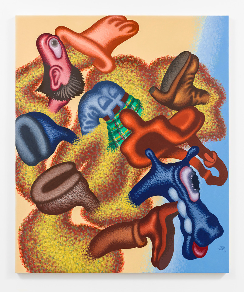 Peter Saul Confused Cowboy, 2015