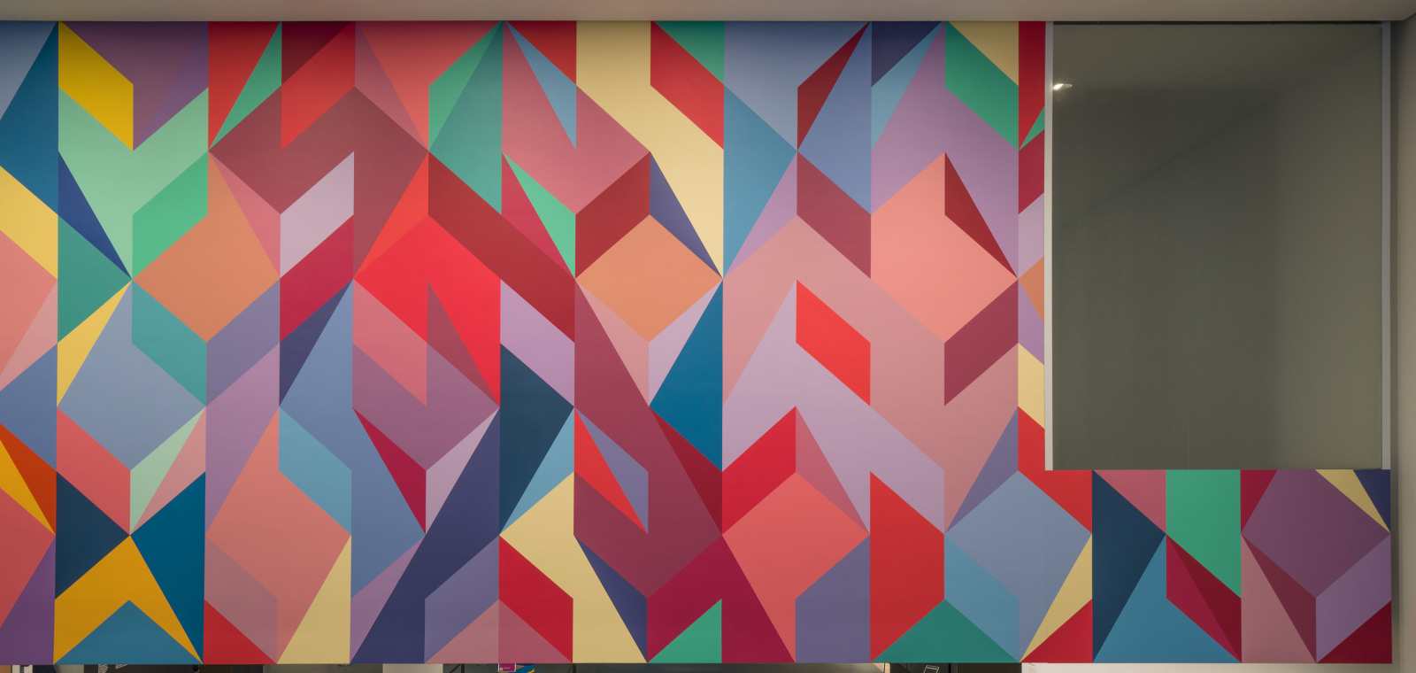 Installation view of&nbsp;Odili Donald Odita: Songs from Life, April 8, 2025 &ndash; April 30, 2026. Photographed in April 2025. The Museum of Modern Art, New York. Digital Image &copy; 2025 The Museum of Modern Art, New York. Photo by Jonathan Dorado.