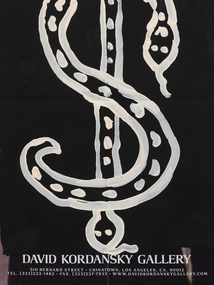 Joel Mesler, Untitled (Money Snake), 2020