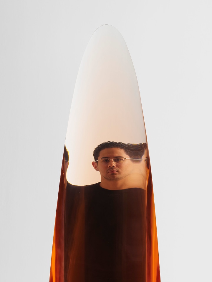 Fred Eversley, Untitled (cylindrical lens), 2023