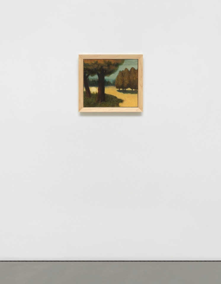 Jared Buckhiester, The Renderer&rsquo;s horse between two trees, 2024