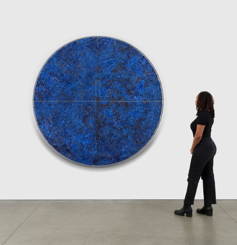 Sam Gilliam, Untitled (tondo), 2022