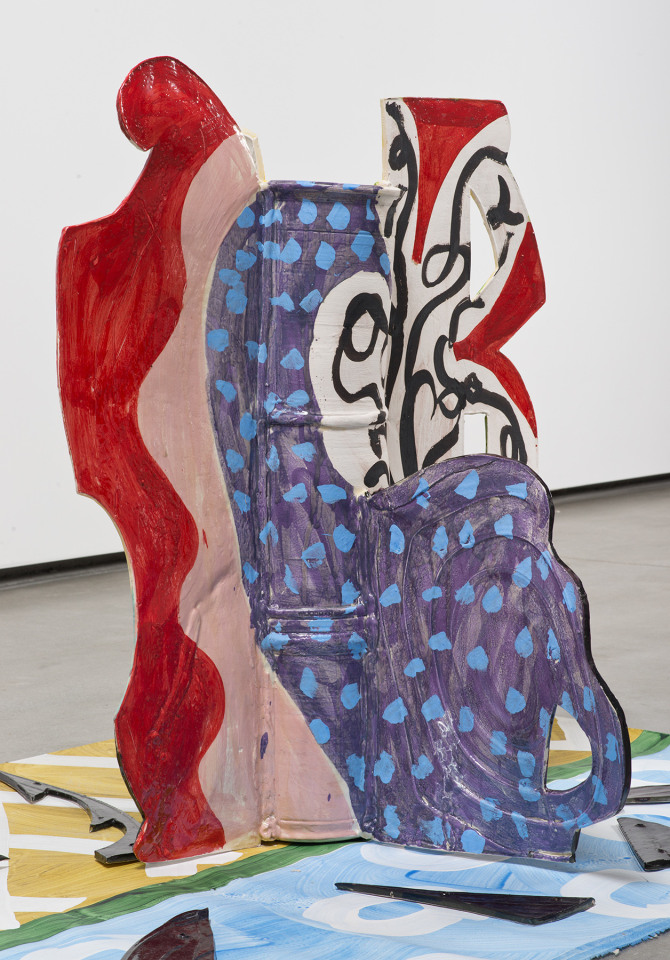 Betty Woodman Aztec Vase and Carpet # 6 Easter, 2014