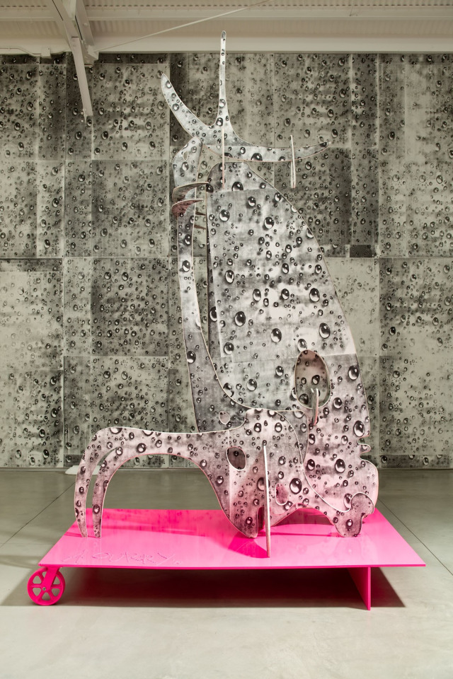 Aaron Curry The Monad Has Wheels (Pink King), 2010