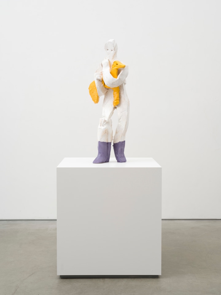 Valentin Carron, Adult and Dog, 2022