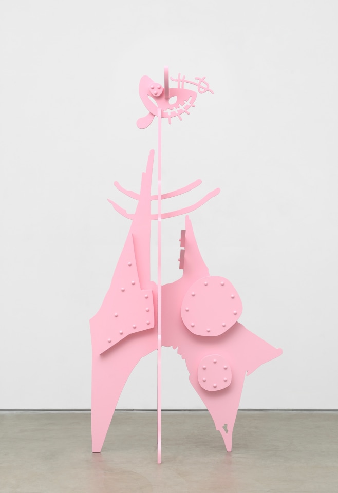 Aaron Curry, Pink Sketch (Standing Figure), 2022