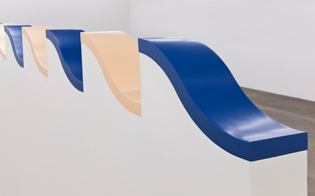 Elad Lassry Untitled (Wall, Los Angeles Blue and Nude), 2012