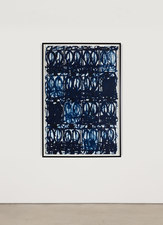 Rashid Johnson, Untitled Anxious Bruise Drawing, 2021