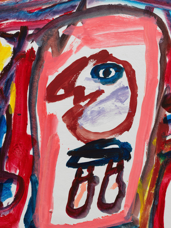 Jean Dubuffet, Site avec 3 personnages, 1981