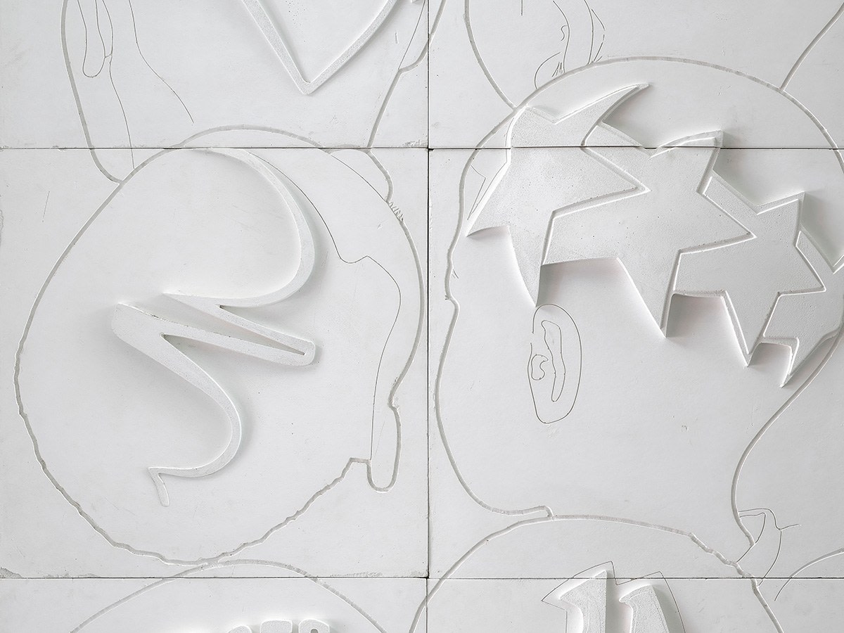 Lauren Halsey, name date / in god&#039;s hands, 2022