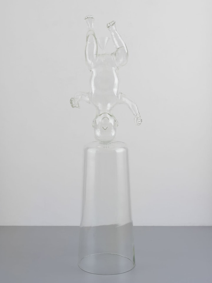 Richard Jackson Glass Baby (Black), 2008