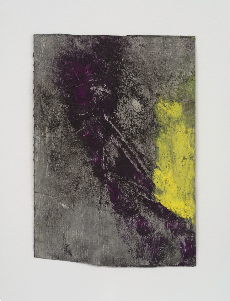 Clifford Owens, Pocket Paper (Yellow and purple), 2023