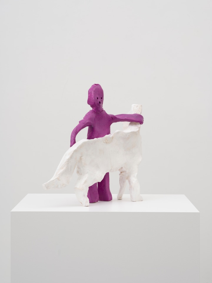 Valentin Carron, Child and Dog, 2022