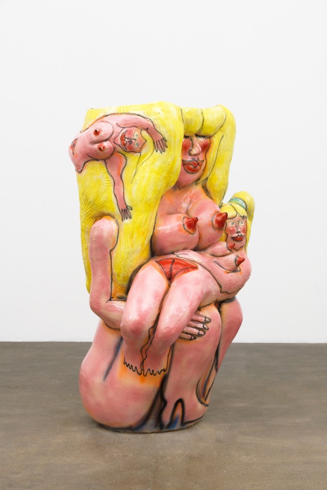 Piet&agrave;, 2019 ceramic with glaze