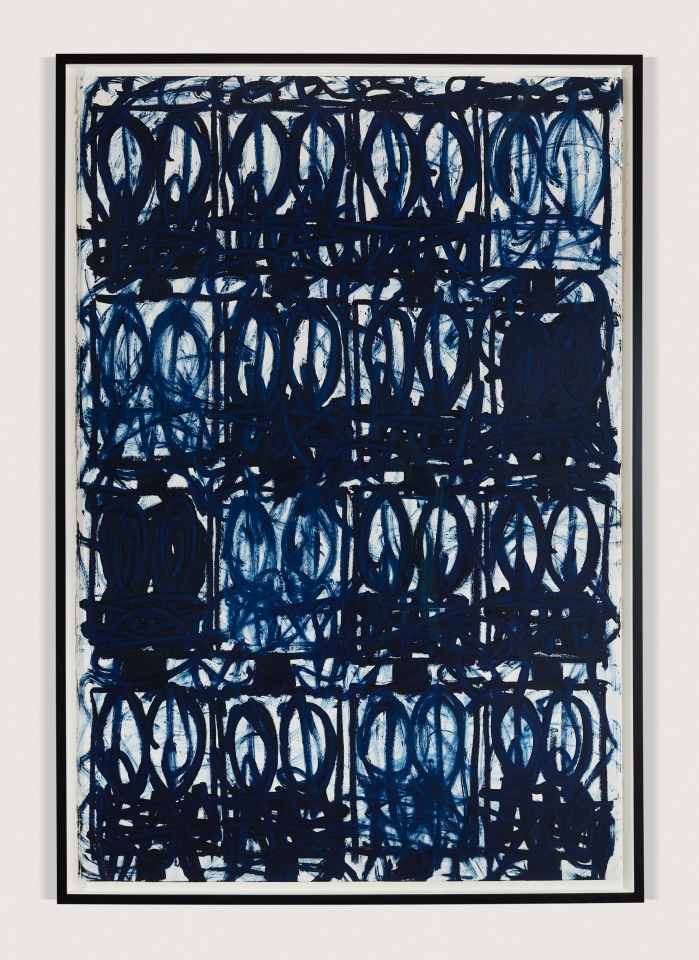 Rashid Johnson, Untitled Anxious Bruise Drawing, 2021