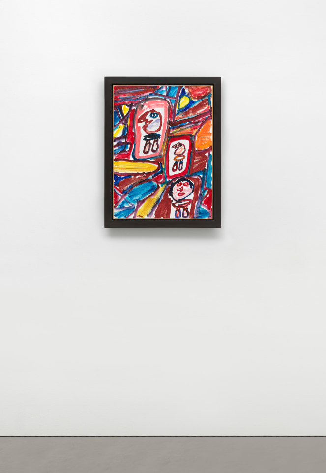 Jean Dubuffet, Site avec 3 personnages, 1981