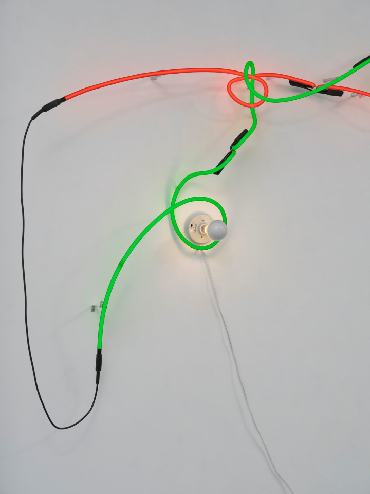 Keith Sonnier, Neon Wrapping Incandescent V, 1970