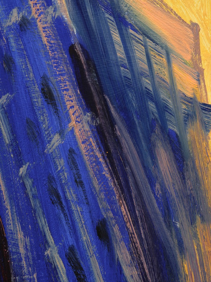 Martha Diamond, Study for Yellow Sky, 1986