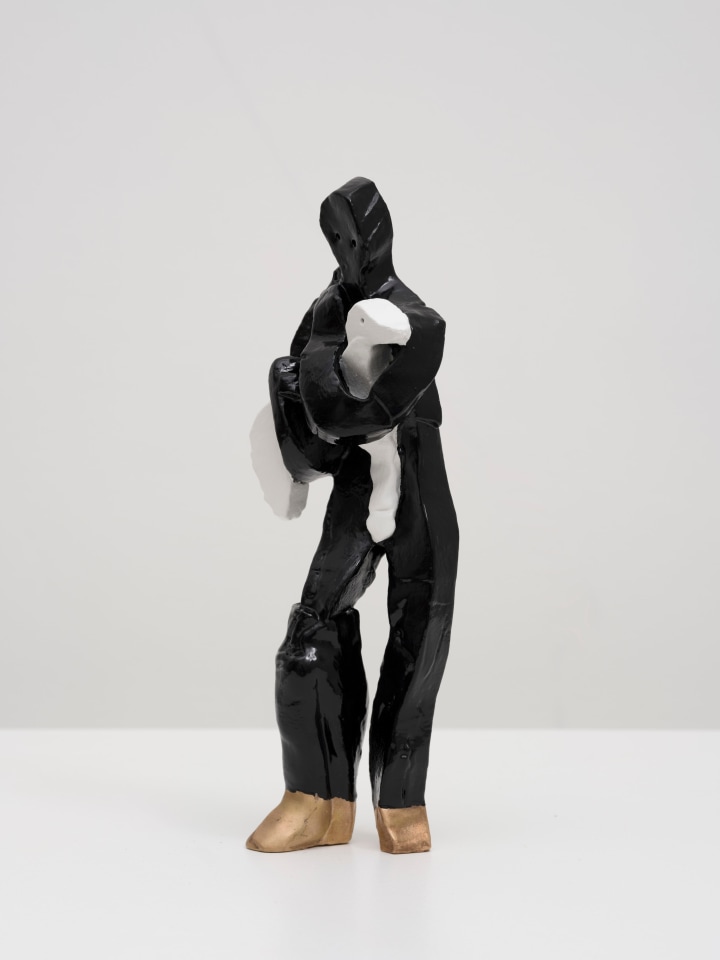 Valentin Carron, Adult and Dog, 2022