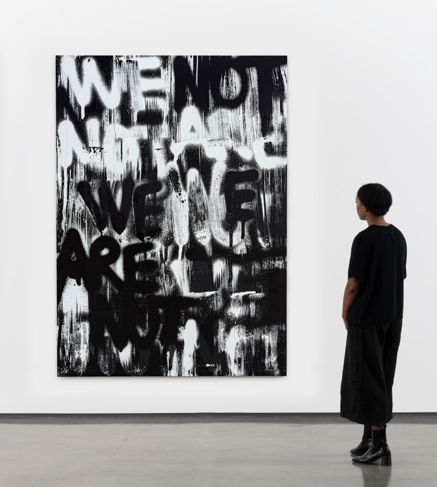 Adam Pendleton, Untitled (WE ARE NOT), 2020