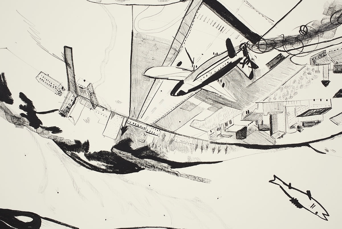 Calvin Marcus Automatic Drawing #3, 2015