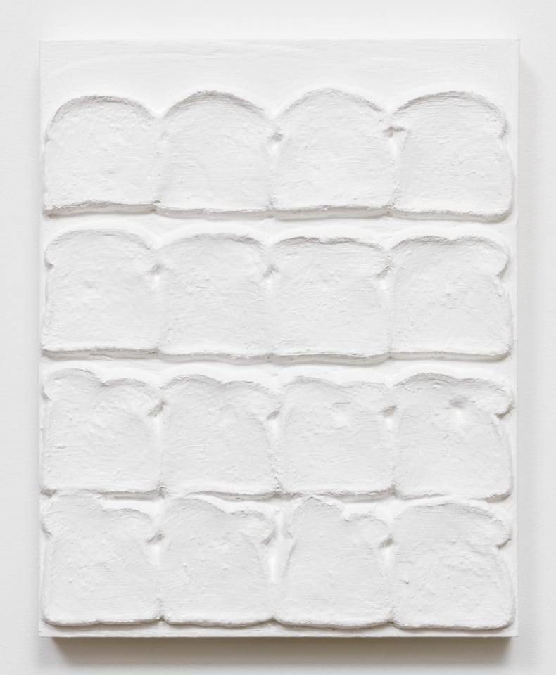 Chris Martin White Bread Painting, 2013