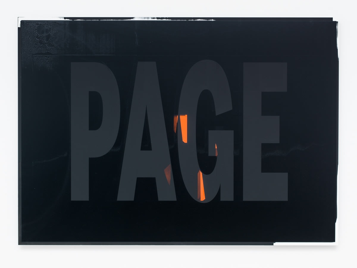 Scott Myles THE INK IS BLACK THE PAGE IS WHITE, 2013