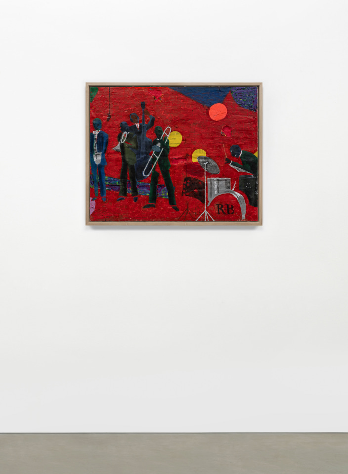 Derek Fordjour, Thank You Romy (after Romare Bearden), 2025