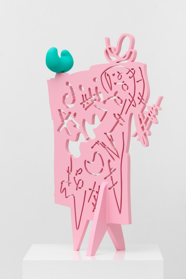Aaron Curry, Offbeat Representation of a Pink Thing (Defined by Indistinguishable Chatter), 2022