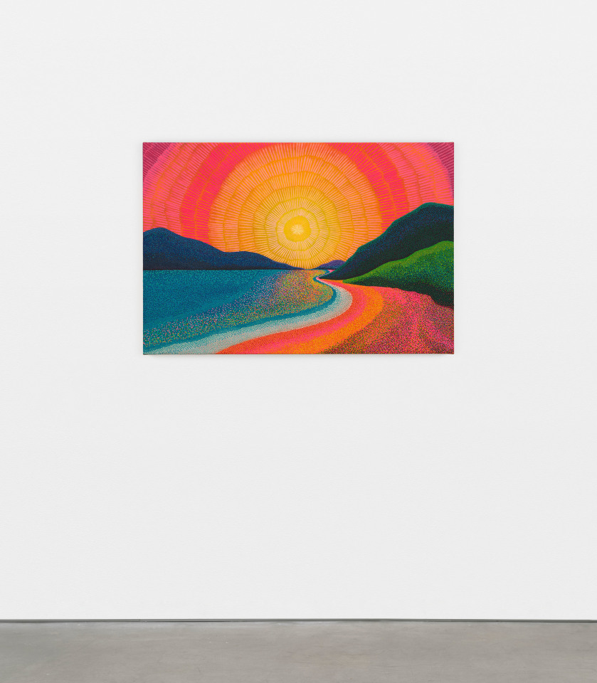 Jennifer Guidi, Standing on the threshold of the known and unknown, wrapped in your warmth, shimmering in your shine, dissolving into your heart, dipping into your soul, 2025