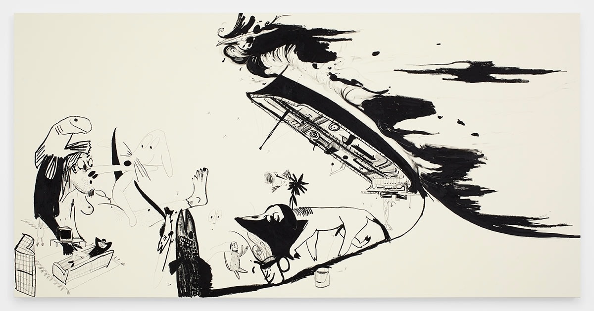 Calvin Marcus Automatic Drawing #16, 2015