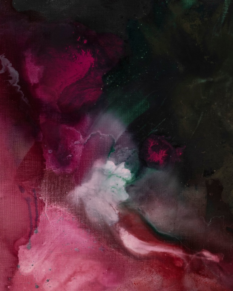 Mary Weatherford, The Surrealist, 2024 - 2025