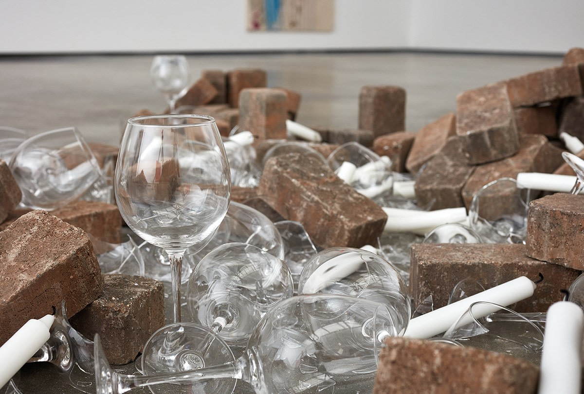 John Armleder West Jasmine, 2017