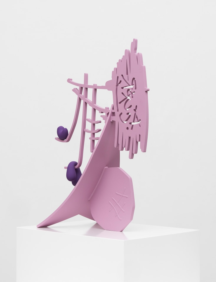 Aaron Curry, Purple Painting, 2022