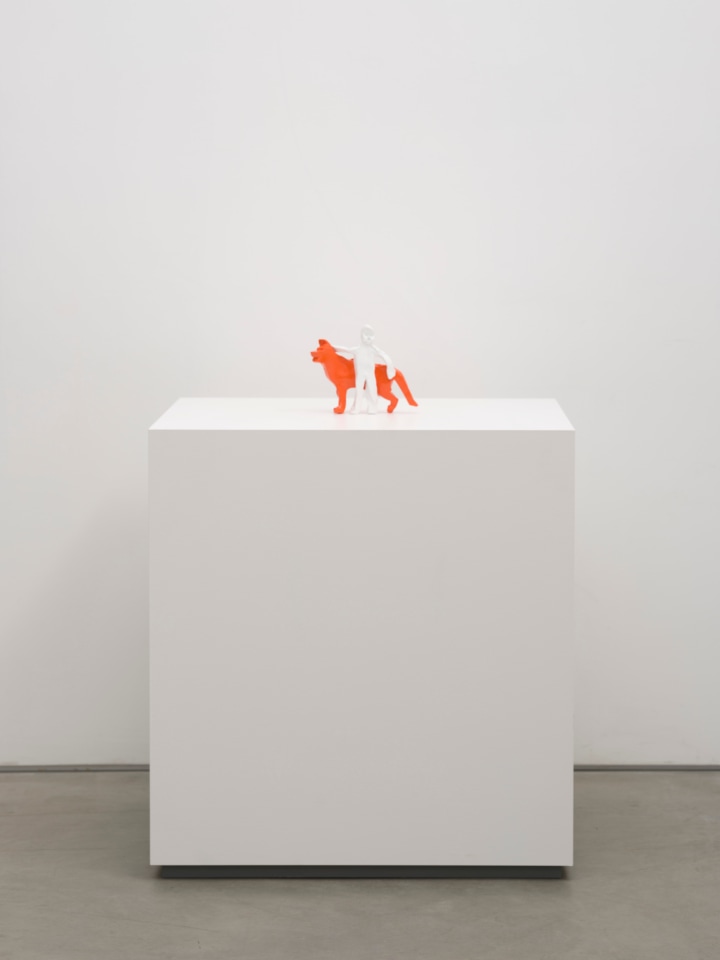 Valentin Carron, Child and Dog, 2022