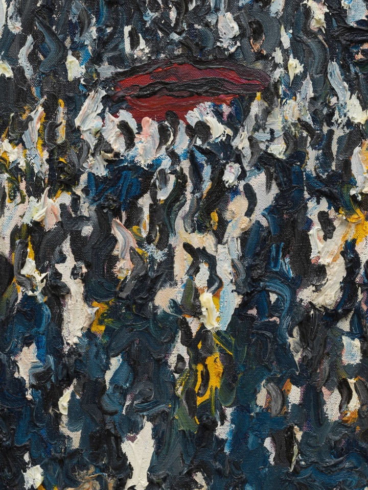 Joel Mesler, Rabbi with gold shawl, 2023