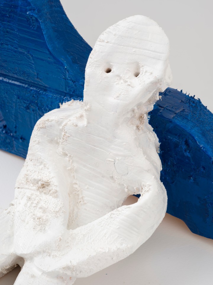 Valentin Carron, Child and Dog (lying), 2022