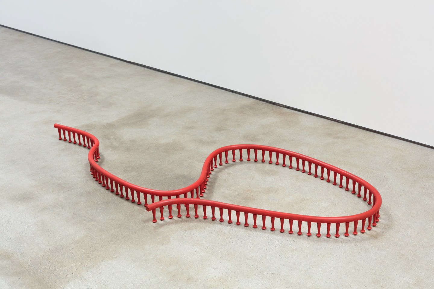 Ricky Swallow Floor Sculpture with Pegs #1, 2018