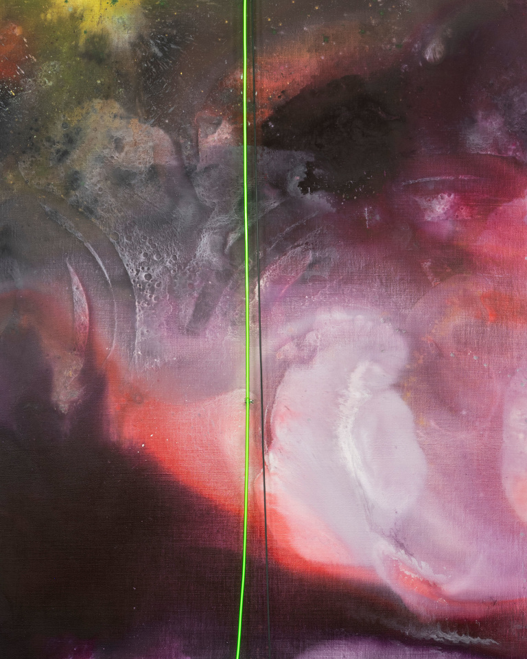 Mary Weatherford, After William Blake, 2025