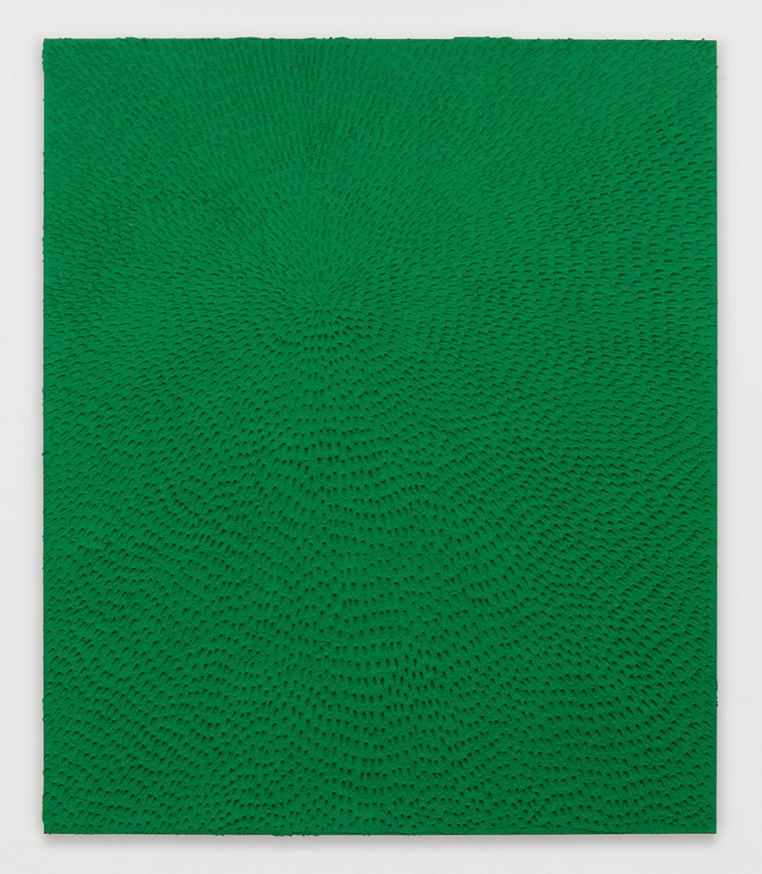 Jennifer Guidi Capitol Creek A (Green Sand SF #1G Mandala, Green Ground), 2017