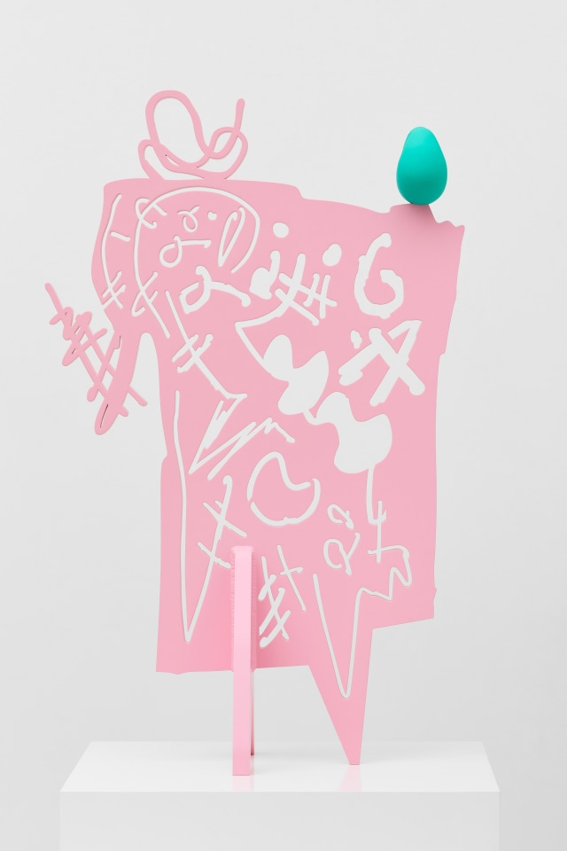 Aaron Curry, Offbeat Representation of a Pink Thing (Defined by Indistinguishable Chatter), 2022
