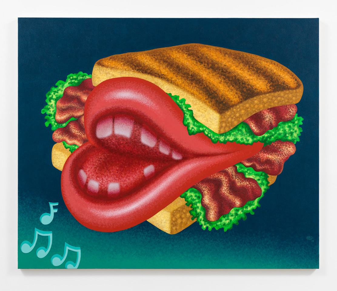 Peter Saul Singing Sandwich, 2014