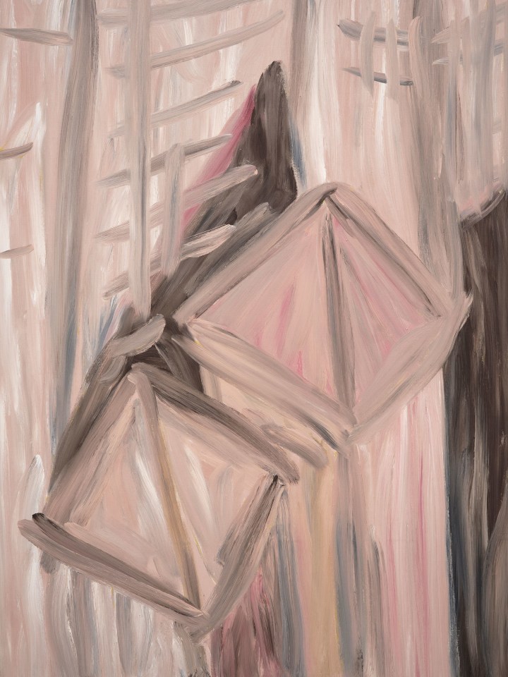 Martha Diamond, Towers, 1986