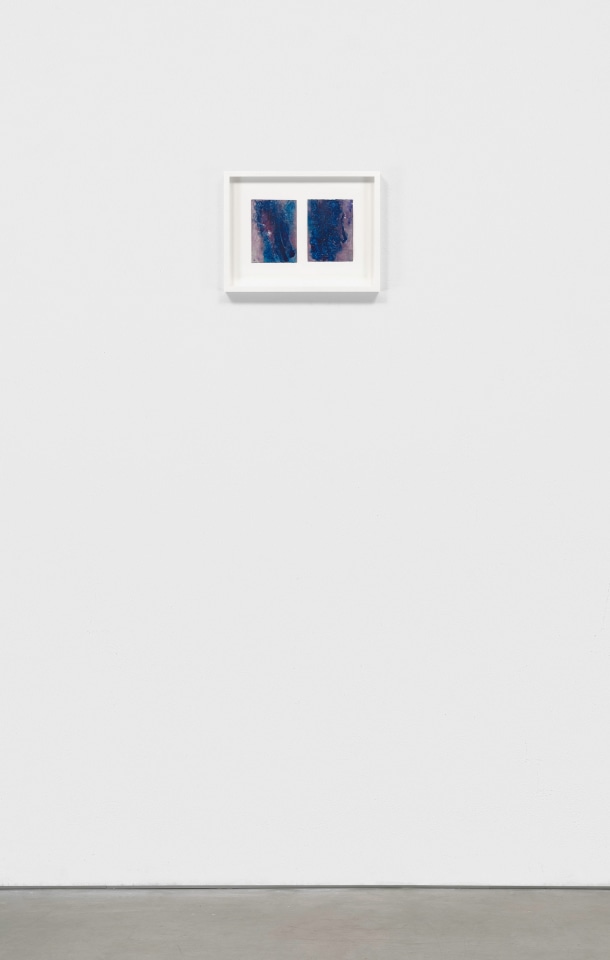 Clifford Owens, Pocket Paper (Blue and purple), 2023