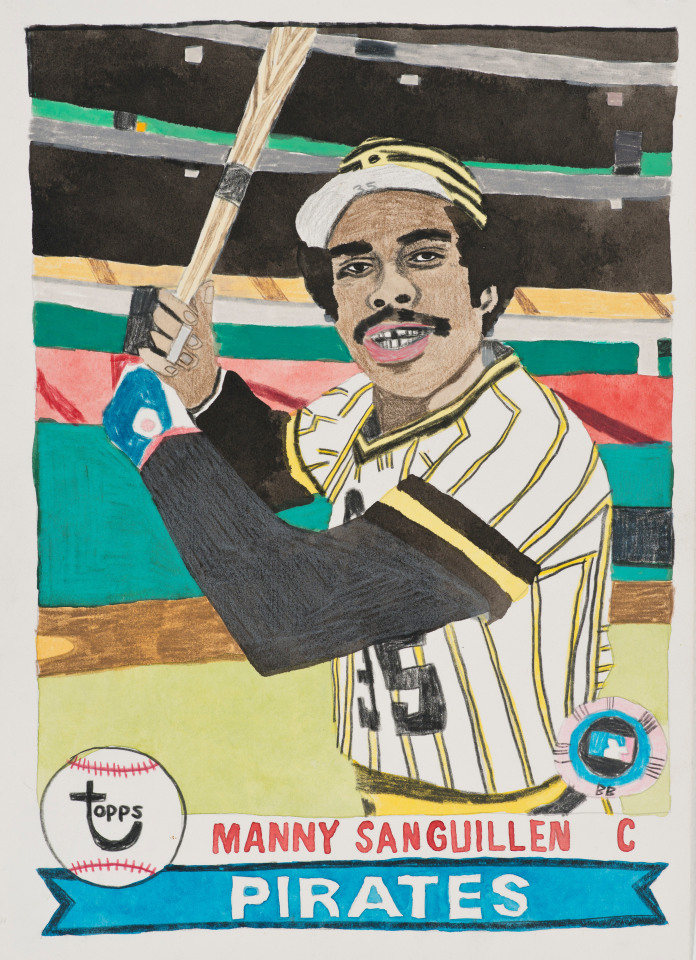 Jonas Wood Manny Sanguillen, 2009